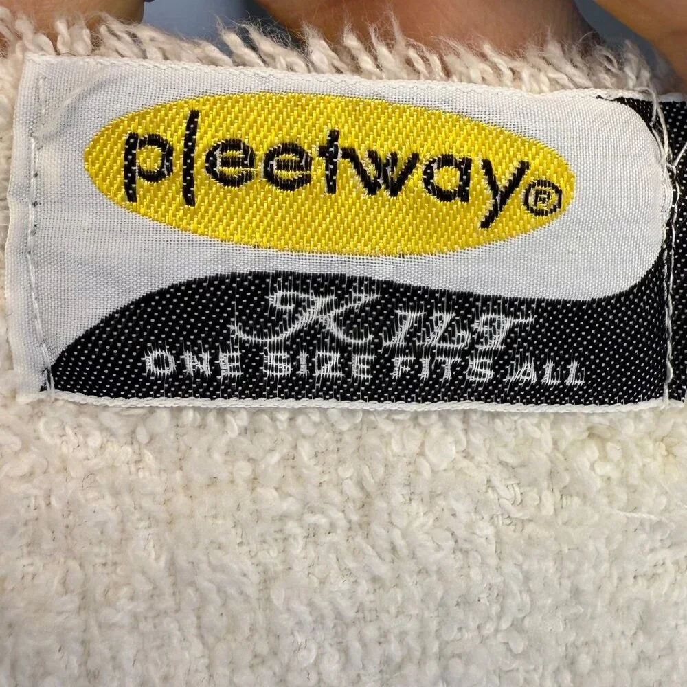 Vintage 1960s Pleetway Towel Lined Beach Kilt, Nautical Print, Swimsuit Cover Up